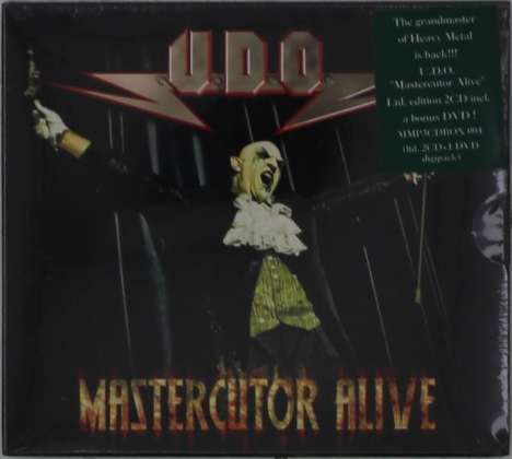 U.D.O.: Mastercutor Alive (Limited Edition), 2 CDs und 1 DVD