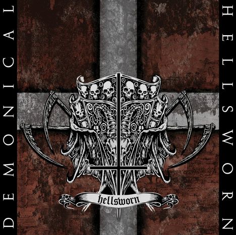 Demonical: Hellsworn (Limited Numbered Edition) (White/Grey/Black Marbled Vinyl), LP