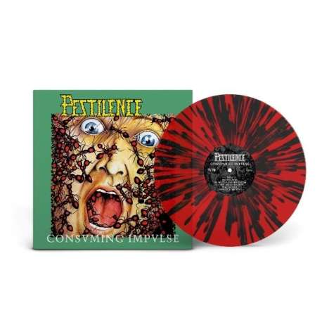 Pestilence: Consuming Impulse (remastered) (Limited Edition) (Red/Black Marbled Vinyl), LP