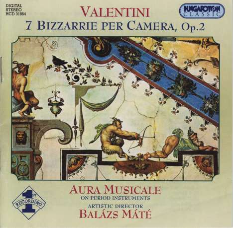 Giuseppe Valentini (1680-1746): Bizarrie per Camera op.2 Nr.1-7, CD