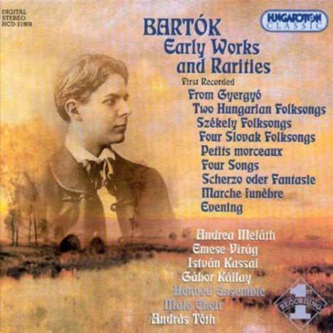 Bela Bartok (1881-1945): Lieder, CD