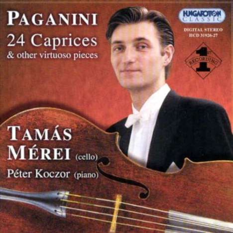 Niccolo Paganini (1782-1840): Capricen op.1 Nr.1-24 für Cello, 2 CDs