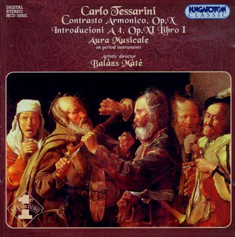 Carlo Tessarini (1690-1766): Contrasto Armonico op.10, CD