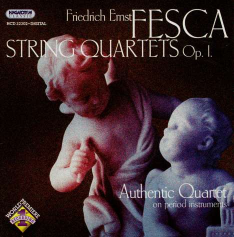 Friedrich Ernst Fesca (1789-1826): Streichquartette op.1 Nr.1-3, CD