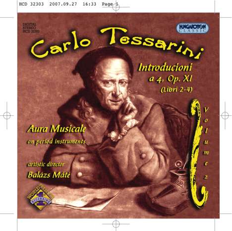 Carlo Tessarini (1690-1766): Introducioni a 4 op.11 (Heft 2-4 Nr.4-12), CD