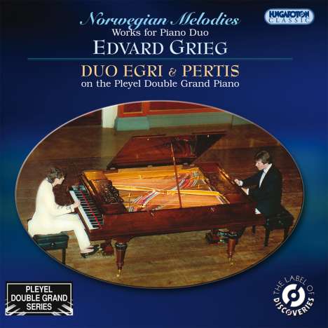 Edvard Grieg (1843-1907): Klaviermusik 4-händig "Norwegian Melodies", CD