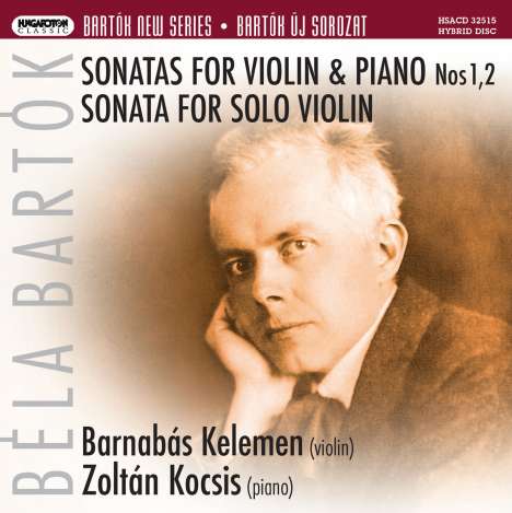 Bela Bartok (1881-1945): Sonaten für Violine &amp; Klavier Nr.1 &amp; 2, Super Audio CD