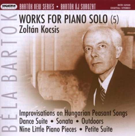 Bela Bartok (1881-1945): Werke für Klavier solo Vol.5, CD