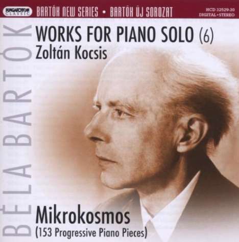 Bela Bartok (1881-1945): Werke für Klavier solo Vol.6, 2 CDs
