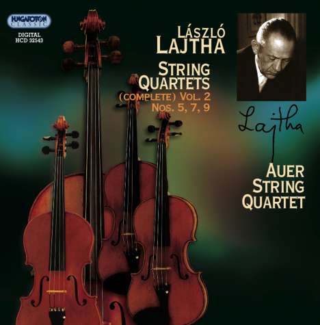 Laszlo Lajtha (1892-1963): Streichquartette Nr.5,7,9, CD