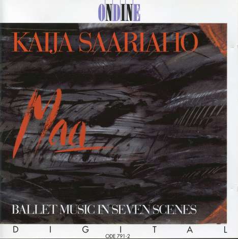 Tuomela / Mikko / Riisalo / P: Saariaho;maa-Ballet Mus, CD