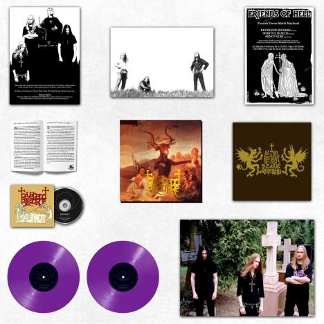 Reverend Bizarre: In The Rectory Of The Bizarre Reverend (20th Anniversary) (Deep Purple Vinyl), 2 LPs und 1 DVD