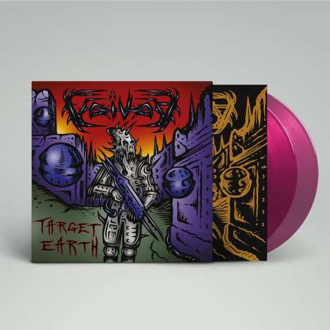 Voivod: Target Earth (Reissue) (10th Anniversary) (Magenta Vinyl), 2 LPs