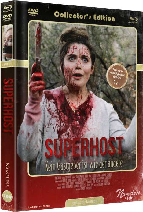 Superhost (Blu-ray &amp; DVD im Mediabook), 1 Blu-ray Disc und 1 DVD