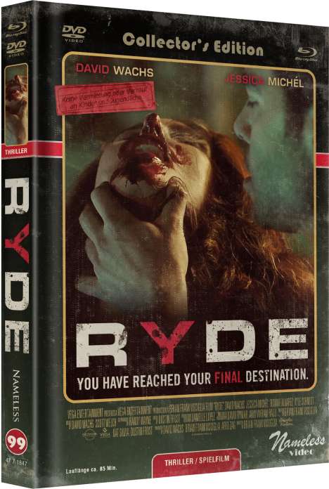 Ryde (Blu-ray &amp; DVD im Mediabook), 1 Blu-ray Disc und 1 DVD