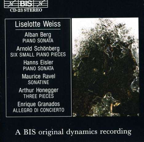Liselotte Weiss,Klavier, CD