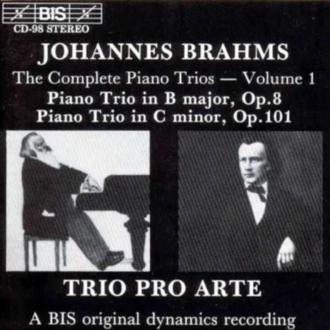 Johannes Brahms (1833-1897): Klaviertrios Nr.1 &amp; 3, CD