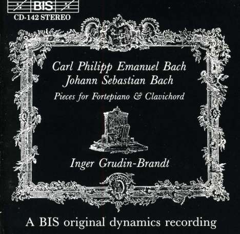 Inger Grudin-Brandt - Carl Philipp Emanuel &amp; Johann Sebastian Bach, CD