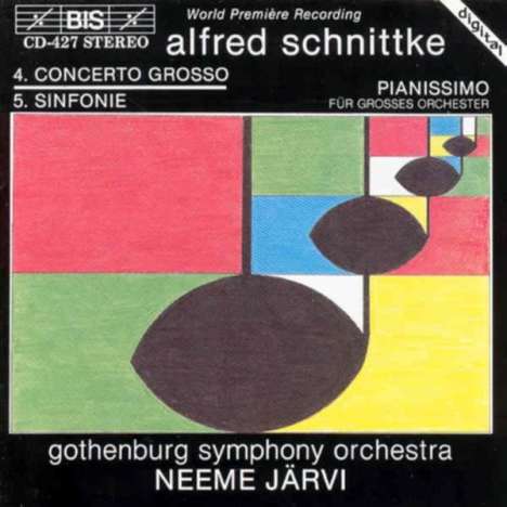 Alfred Schnittke (1934-1998): Symphonie Nr.5 "Concerto grosso Nr.4", CD