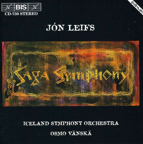 Jon Leifs (1899-1968): Symphonie Nr.1 "Saga Symphonie", CD