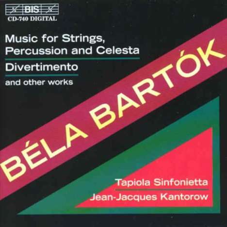 Bela Bartok (1881-1945): Musik für Saiteninstrumente,Schlagzeug &amp; Celesta, CD