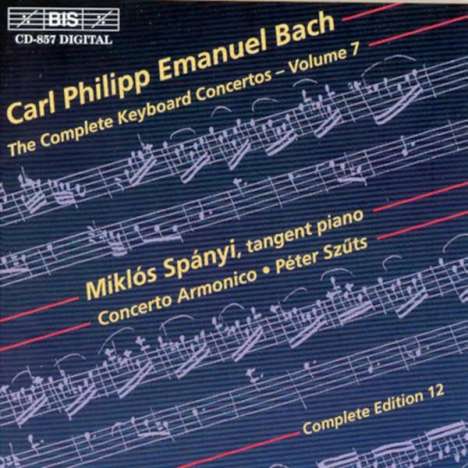 Carl Philipp Emanuel Bach (1714-1788): Sämtliche Cembalokonzerte Vol.7, CD