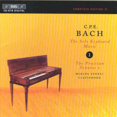 Carl Philipp Emanuel Bach (1714-1788): Cembalosonaten Wq.48 Nr.1-4, CD