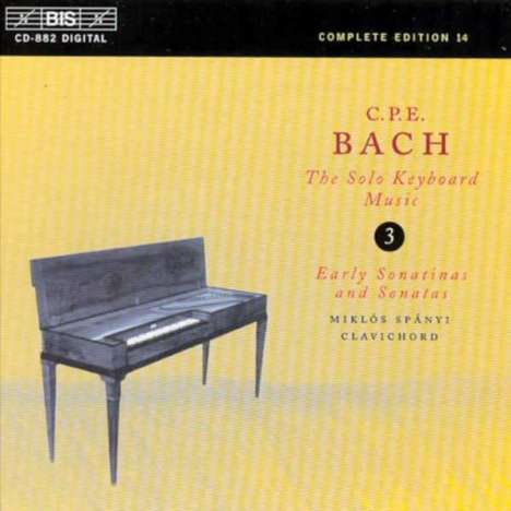 Carl Philipp Emanuel Bach (1714-1788): Sonatinen für Cembalo Wq.64 Nr.1-6, CD