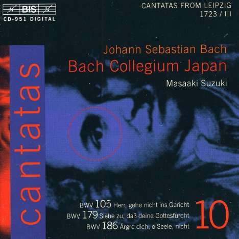 Johann Sebastian Bach (1685-1750): Kantaten Vol.10 (BIS-Edition), CD
