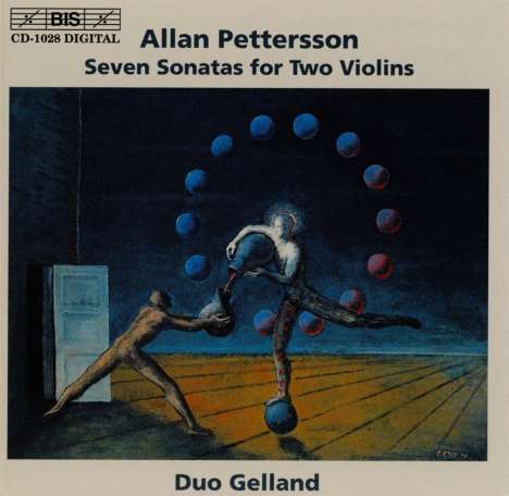 Allan Pettersson (1911-1980): Sonaten für 2 Violinen Nr. 1-7, CD