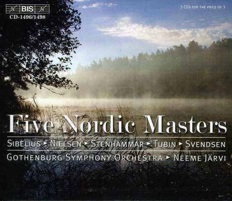 Five Nordic Masters, 5 CDs