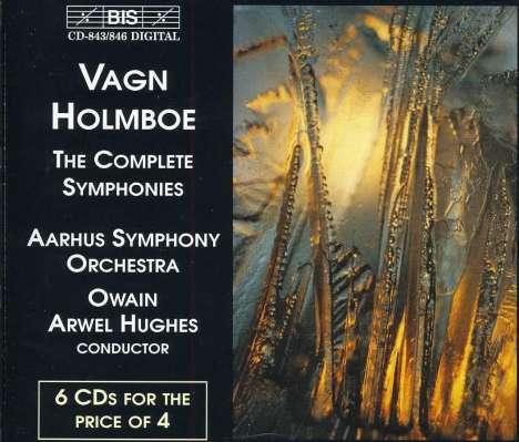 Vagn Holmboe (1909-1996): Symphonien Nr.1-13, 6 CDs