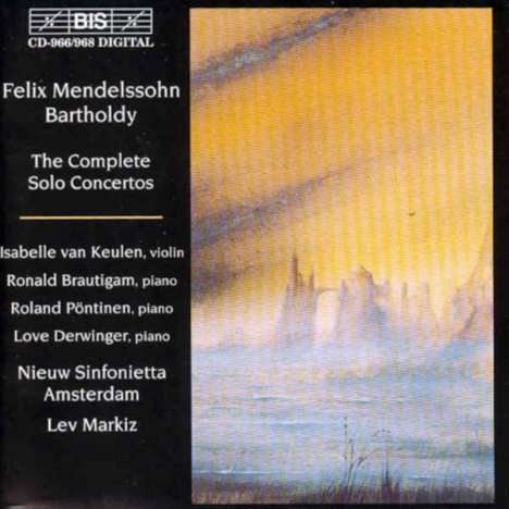 Felix Mendelssohn Bartholdy (1809-1847): Sämtliche Solokonzerte, 4 CDs