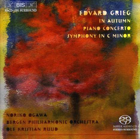 Edvard Grieg (1843-1907): Symphonie c-moll, Super Audio CD