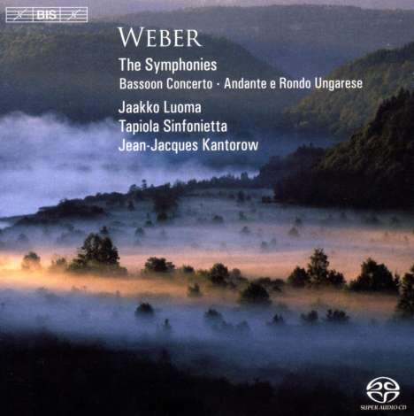 Carl Maria von Weber (1786-1826): Symphonien Nr.1 &amp; 2, Super Audio CD