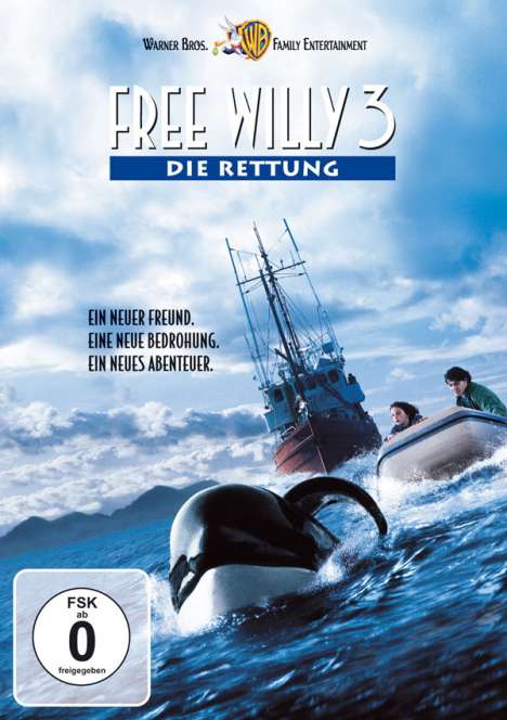Free Willy 3 - Die Rettung, DVD