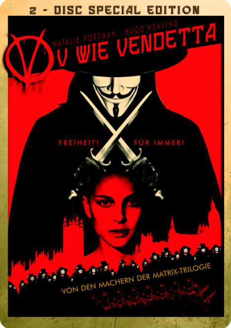 V wie Vendetta (Special Edition in Steelbook), 2 DVDs