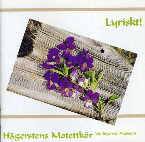 Hägersten Motet Choir - Lyriskt, CD