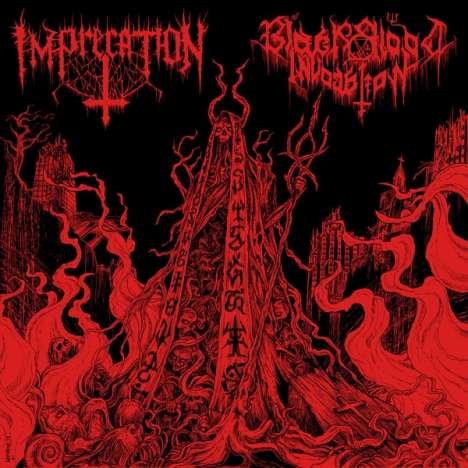 Imprecation/Black Blood Invocation: Diabolical Flames Of The Ascended Plague, LP