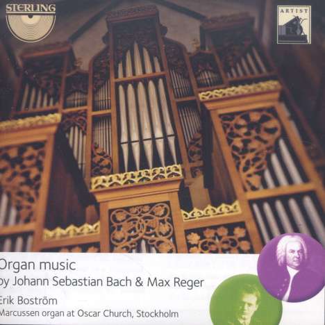 Erik Boström - Organ music by Johann Sebastian Bach &amp; Max Reger, CD