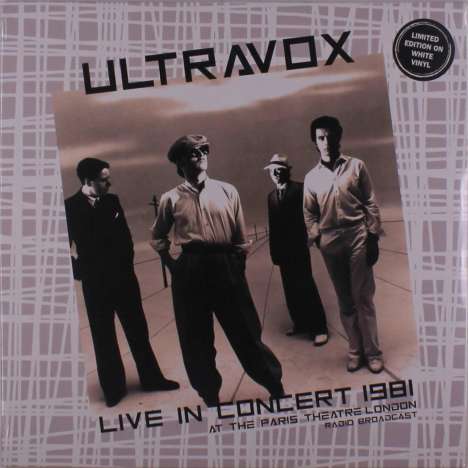 Ultravox: Live In Concert 1981 - At The Paris Theatre London (Limited Edition) (White Vinyl), LP