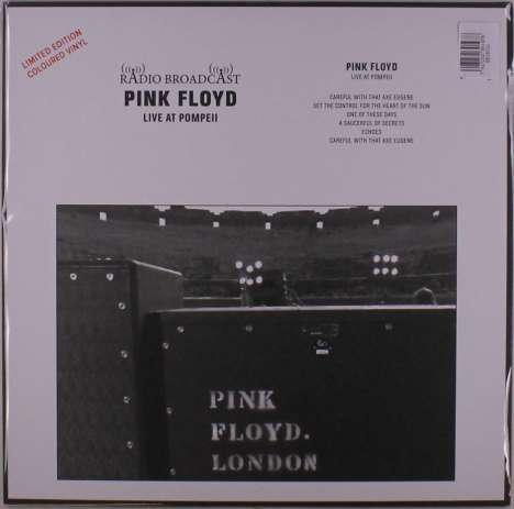 Pink Floyd: Live At Pompeii (Limted Edition) (Red Vinyl), 2 LPs