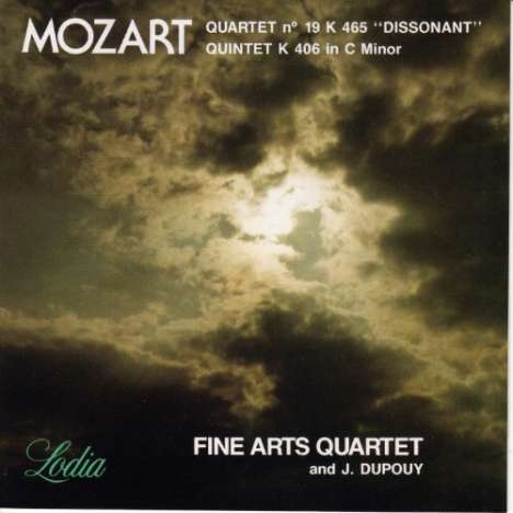 Wolfgang Amadeus Mozart (1756-1791): Quartet  Dissonant /+, CD