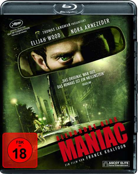 Alexandre Ajas Maniac (Blu-ray), Blu-ray Disc