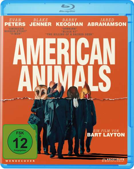 American Animals (Blu-ray), Blu-ray Disc