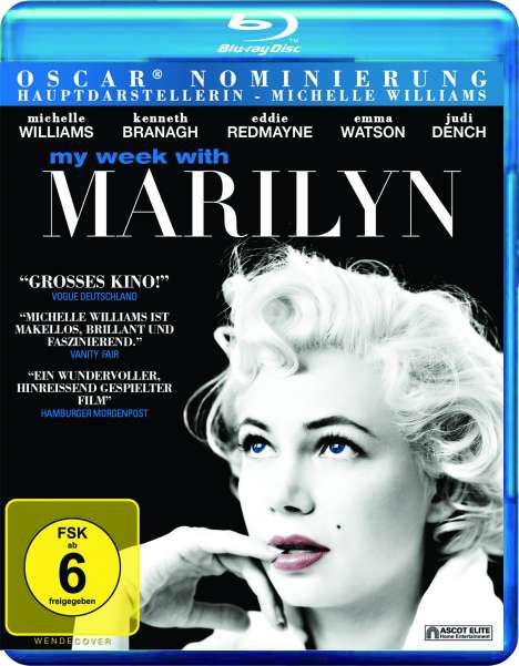 My Week With Marilyn (Blu-ray), Blu-ray Disc