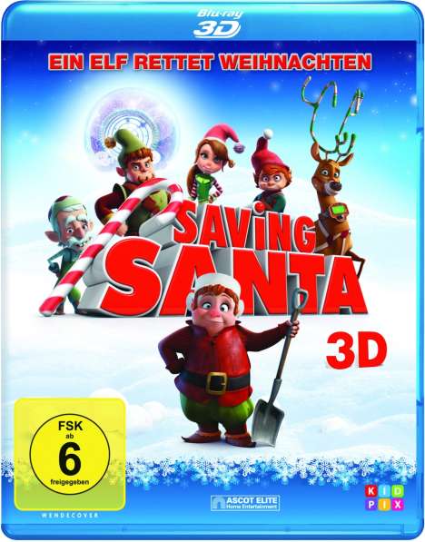 Saving Santa (3D Blu-ray), Blu-ray Disc