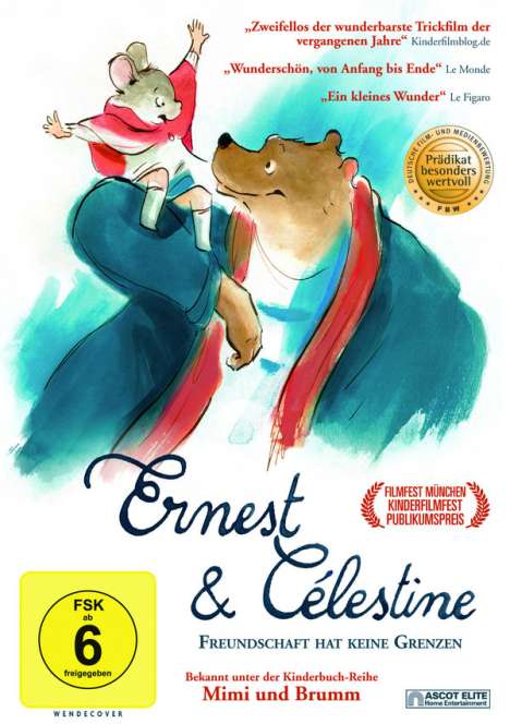 Ernest &amp; Célestine, DVD