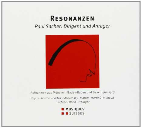 Paul Sacher - Resonanzen, 4 CDs