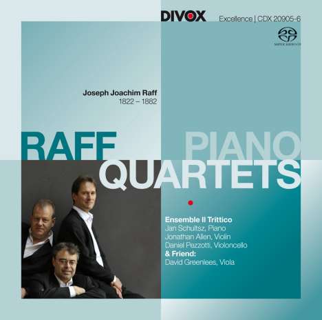 Joachim Raff (1822-1882): Klavierquartette op.202 Nr.1 &amp; 2, Super Audio CD